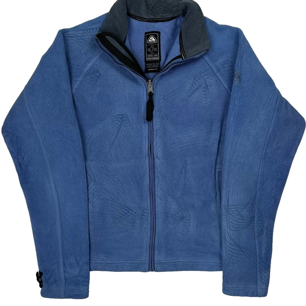 Nike Acg Fleece Jacket - Medium Blue Polyester