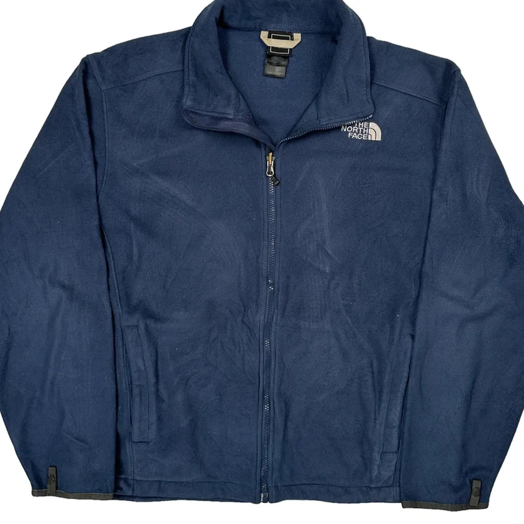 The North Face Fleece Jacket - Large Blue Polyester