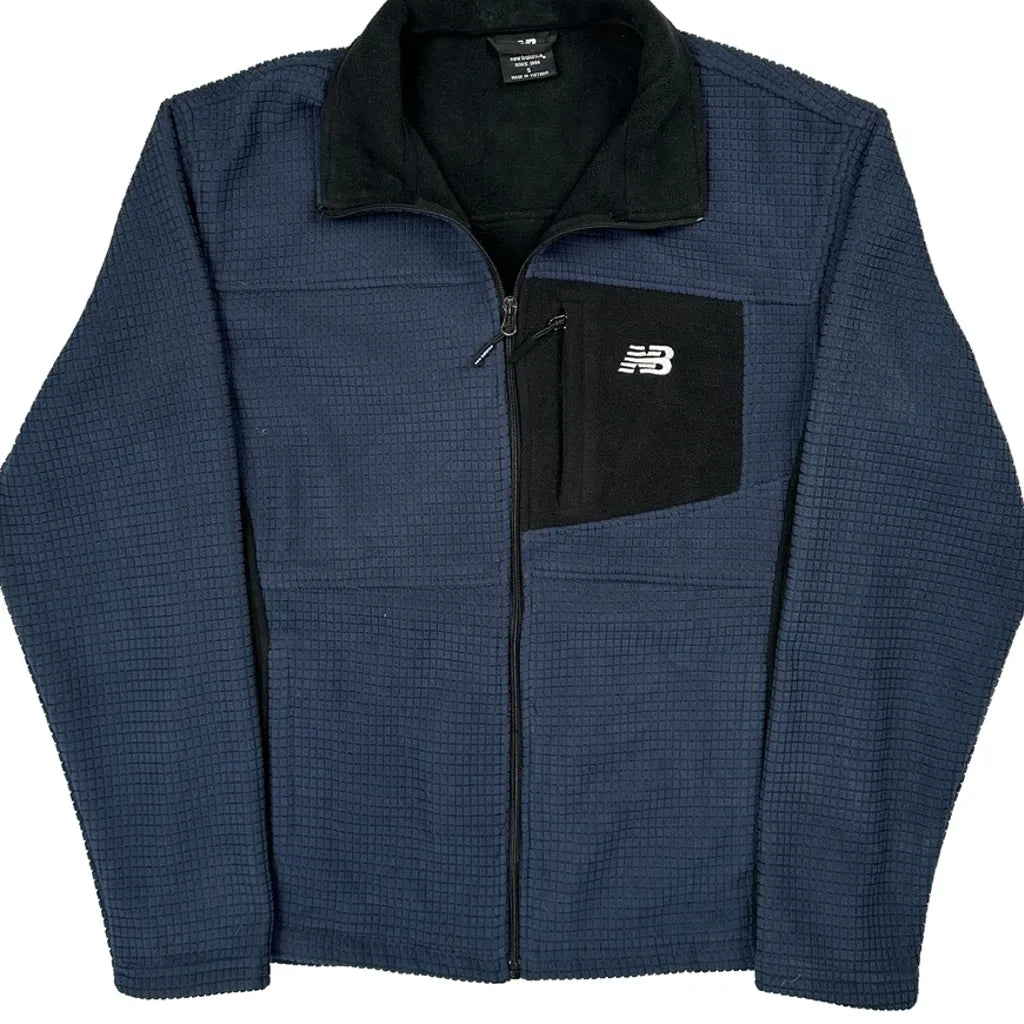 New Balance Zip Up - Small Blue Polyester