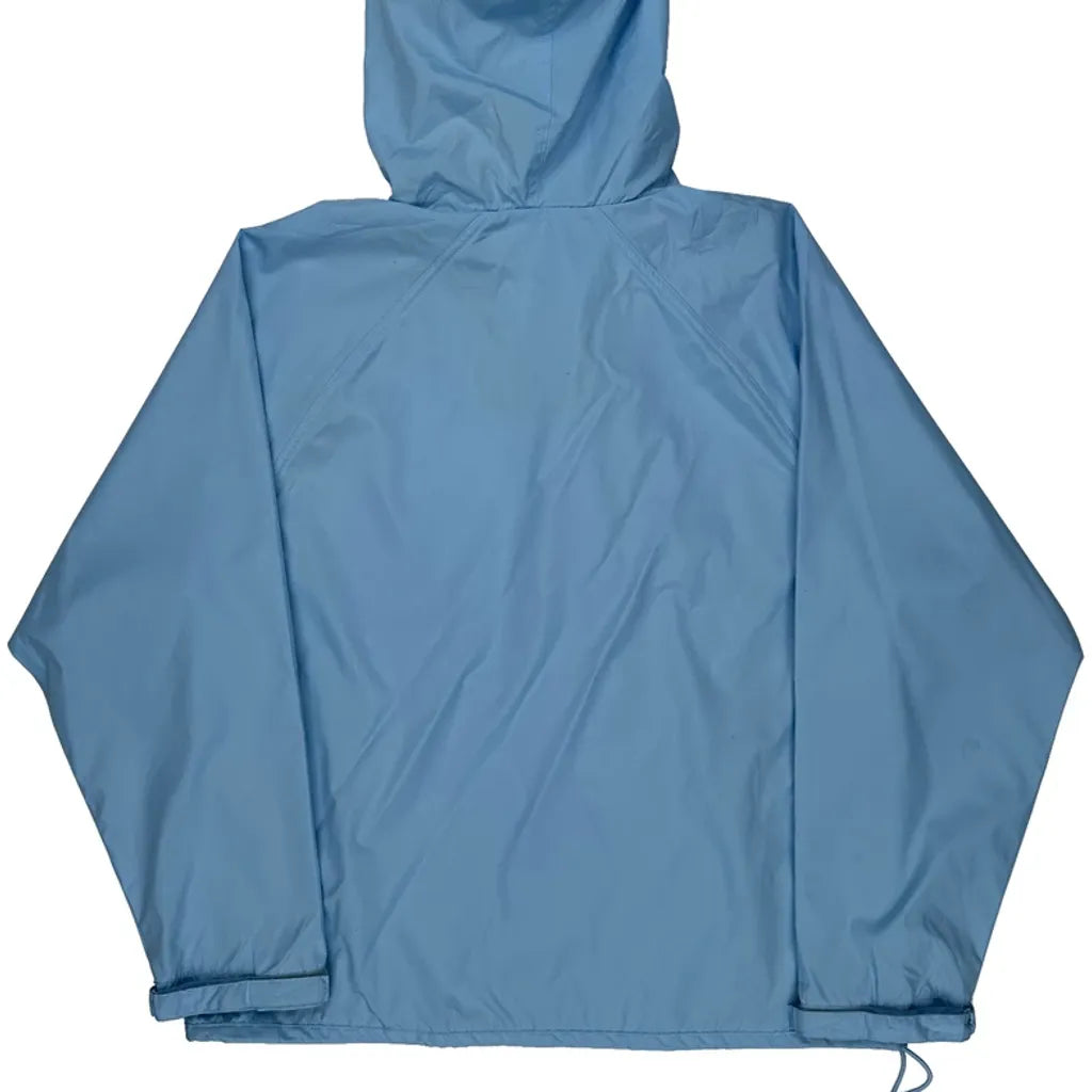 Reebok Windbreaker - Large Blue Polyester