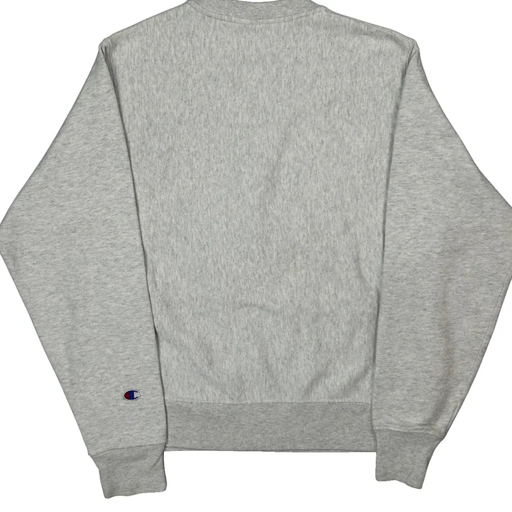 Reverse Weave Champion Miami College Sweatshirt - Small Gray Cotton