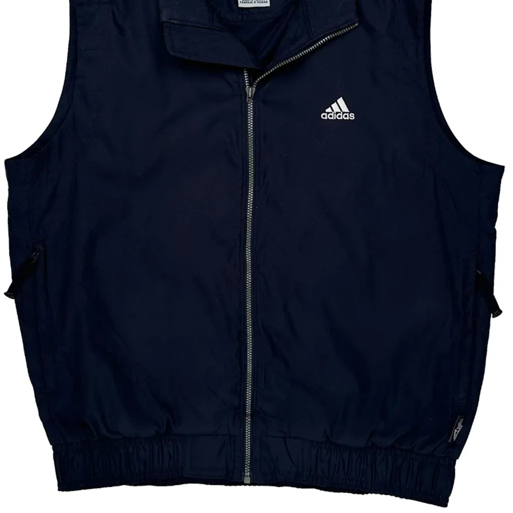 Adidas Vest - Small Navy Polyester
