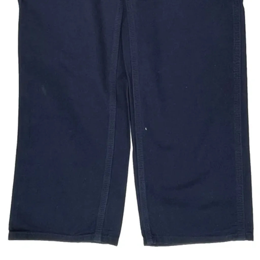 Carhartt B159 Nvy Carpenter Pants - 32W 32L Navy Cotton