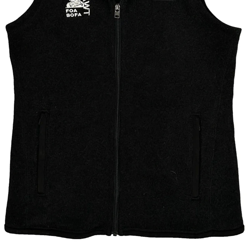 Patagonia Fleece Vest - Small Black Polyester