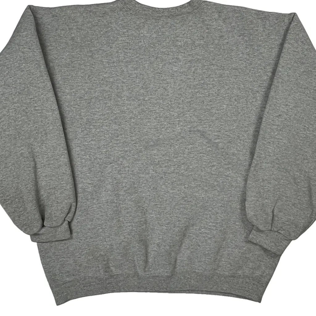 90S Tampa Bay Buccaneers Adidas Nfl Graphic Sweatshirt - Medium Gray Cotton Blend