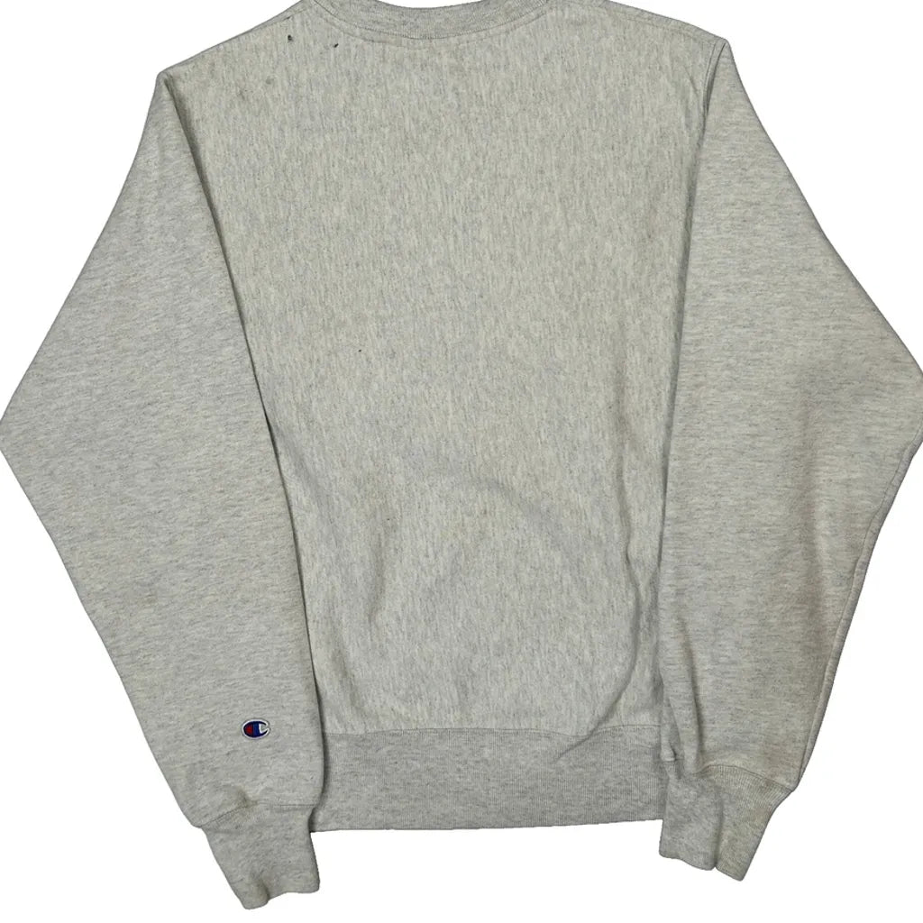 Reverse Weave Champion Kean University Sweatshirt - Small Gray Cotton