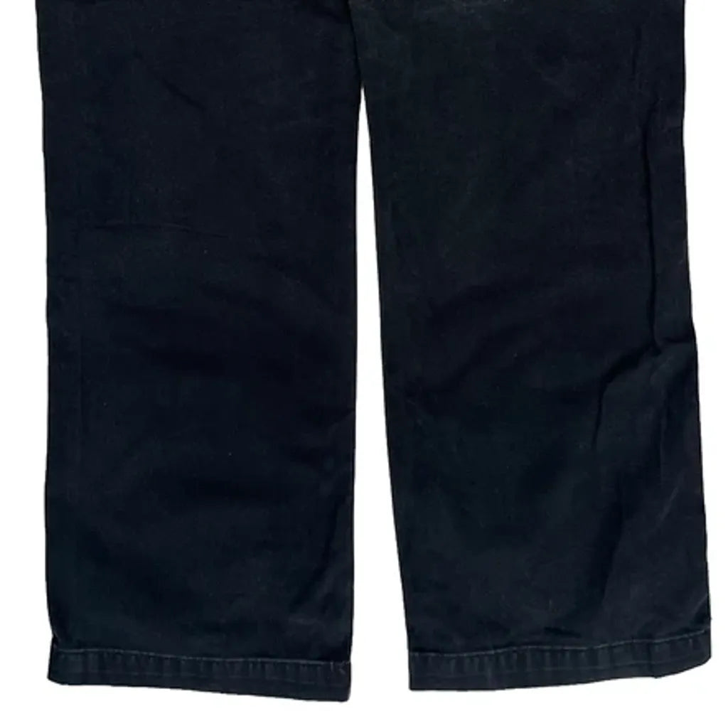 Carhartt B324 Blk Carpenter Pants - 30W 32L Black Cotton