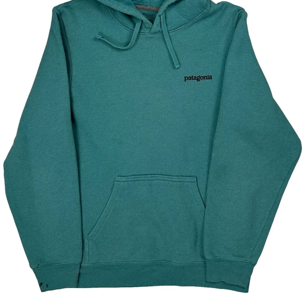 Patagonia Hoodie - XS Green Cotton