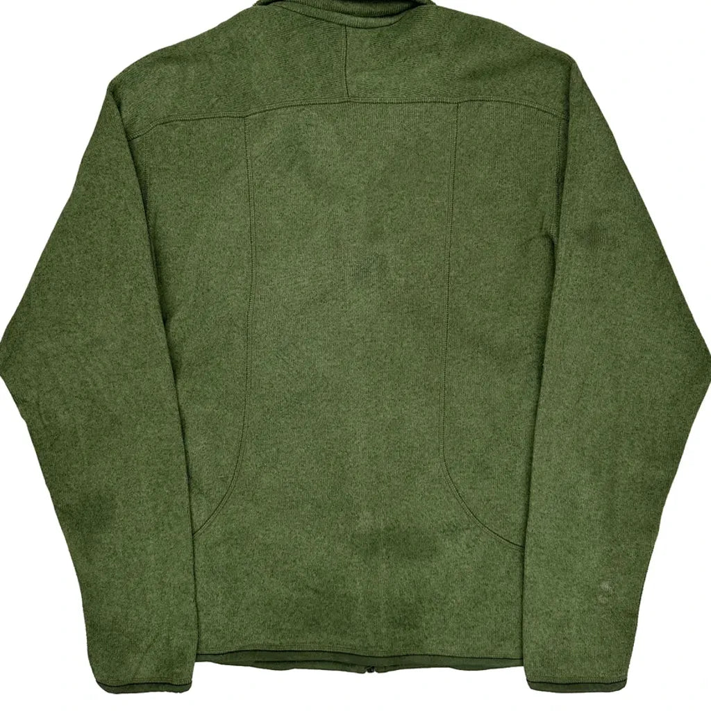 Patagonia Fleece Jacket - Large Green Polyester