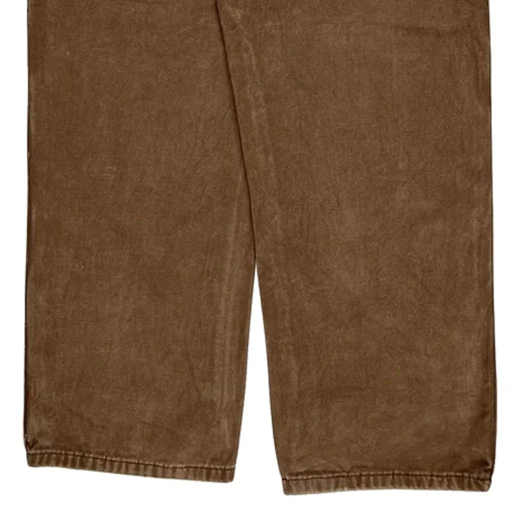 Dickies Carpenter Pants - 34W 32L Brown Cotton