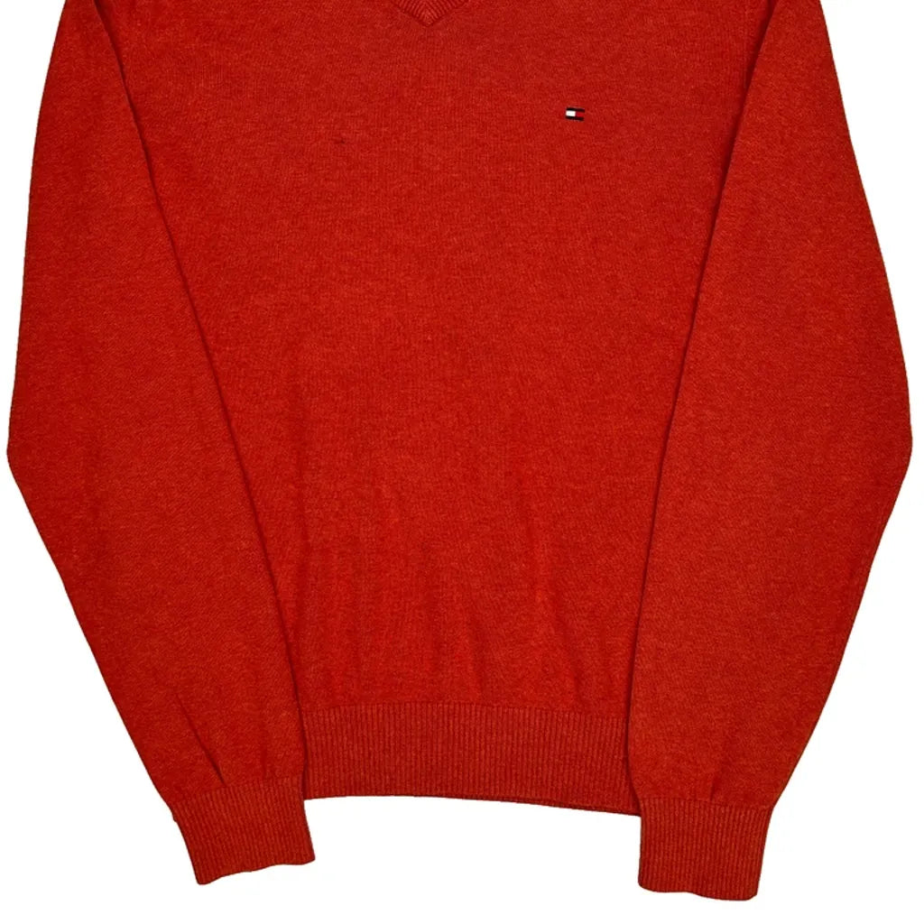 Tommy Hilfiger Sweater - Medium Red Cotton