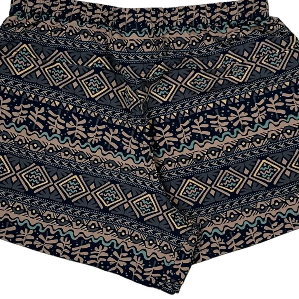 Patagonia Aztec Tennis Style Shorts - Small Multicoloured Polyester