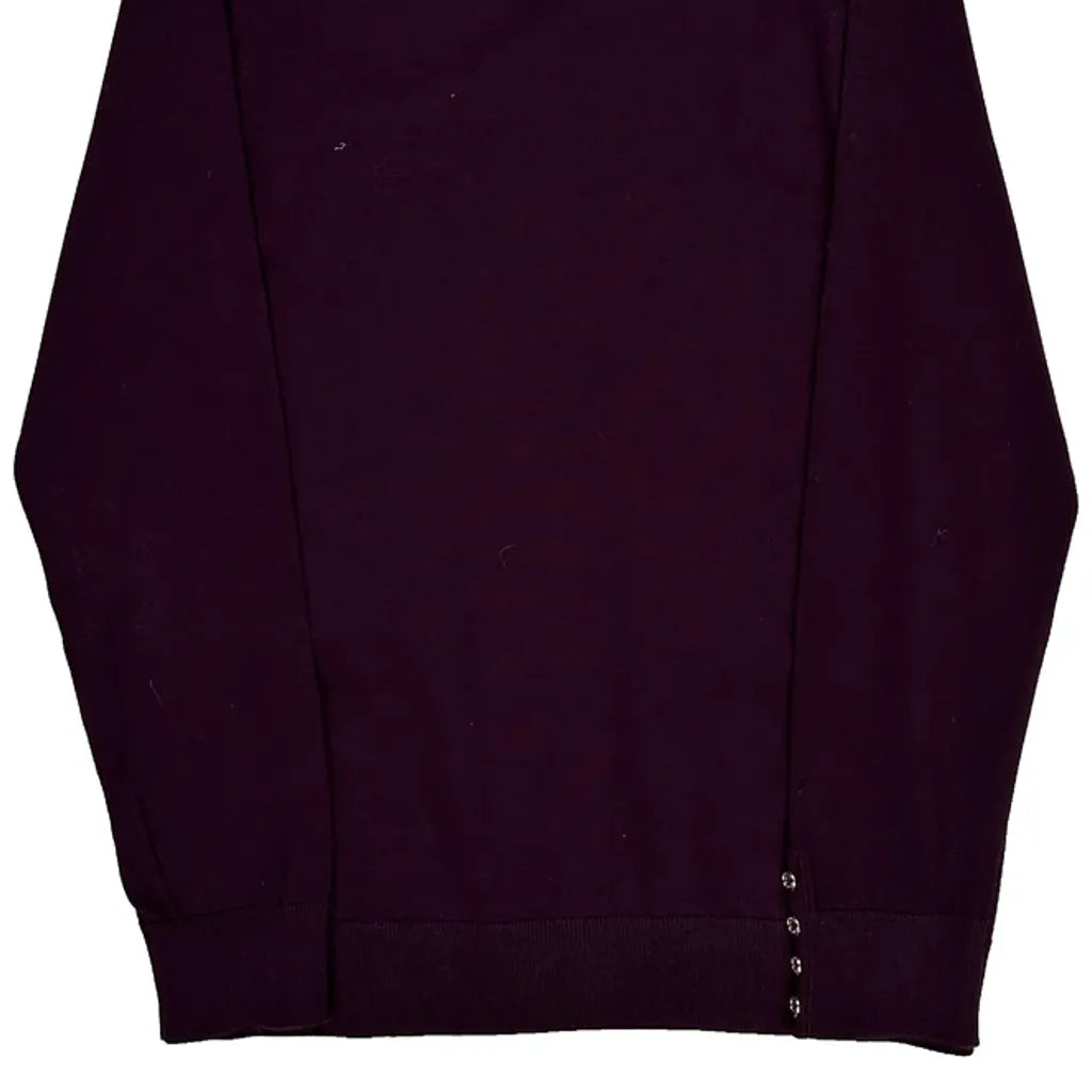 Ralph Lauren Roll Neck Sweater - Medium Purple Cotton