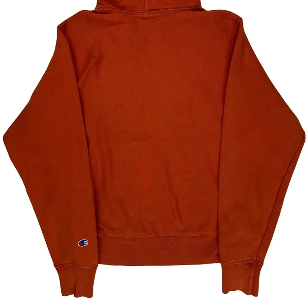 Reverse Weave Champion Hoodie - Small Red Cotton