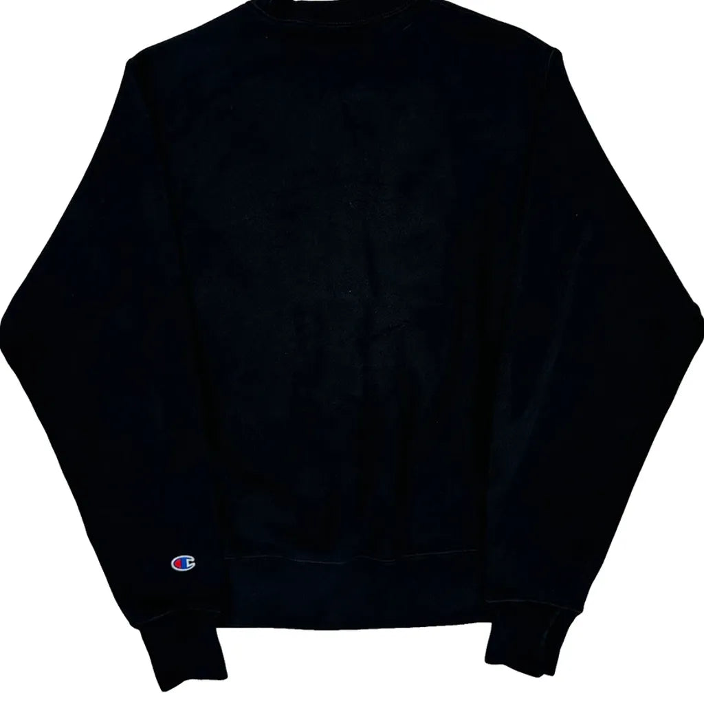 Reverse Weave Champion Sweatshirt - Small Black Cotton
