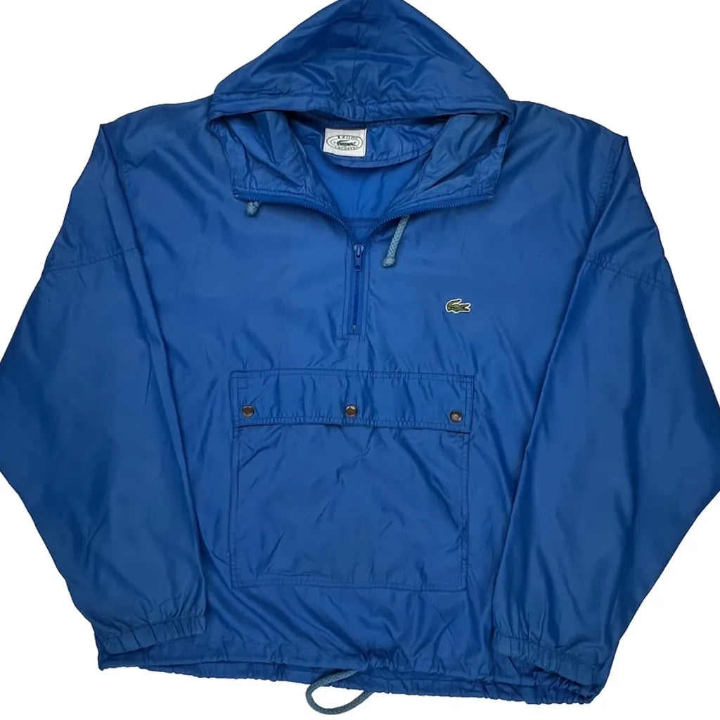 Lacoste Izod Windbreaker - XL Blue Nylon