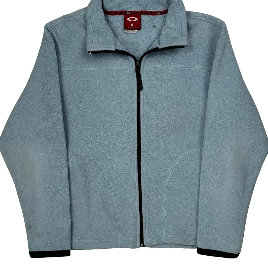 Oakley Fleece Jacket - Small Blue Polyester