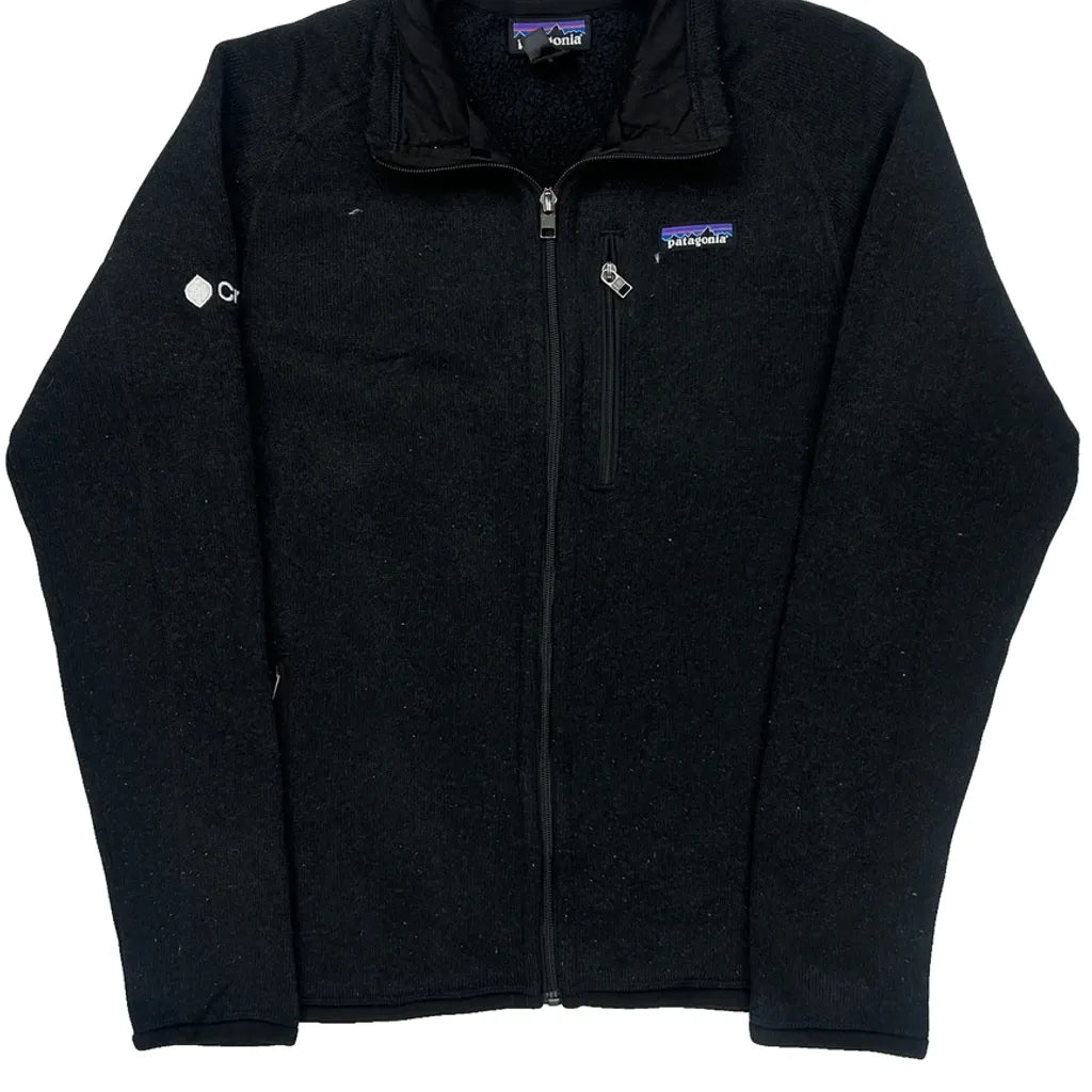 Patagonia Fleece Jacket - XS Black Polyester