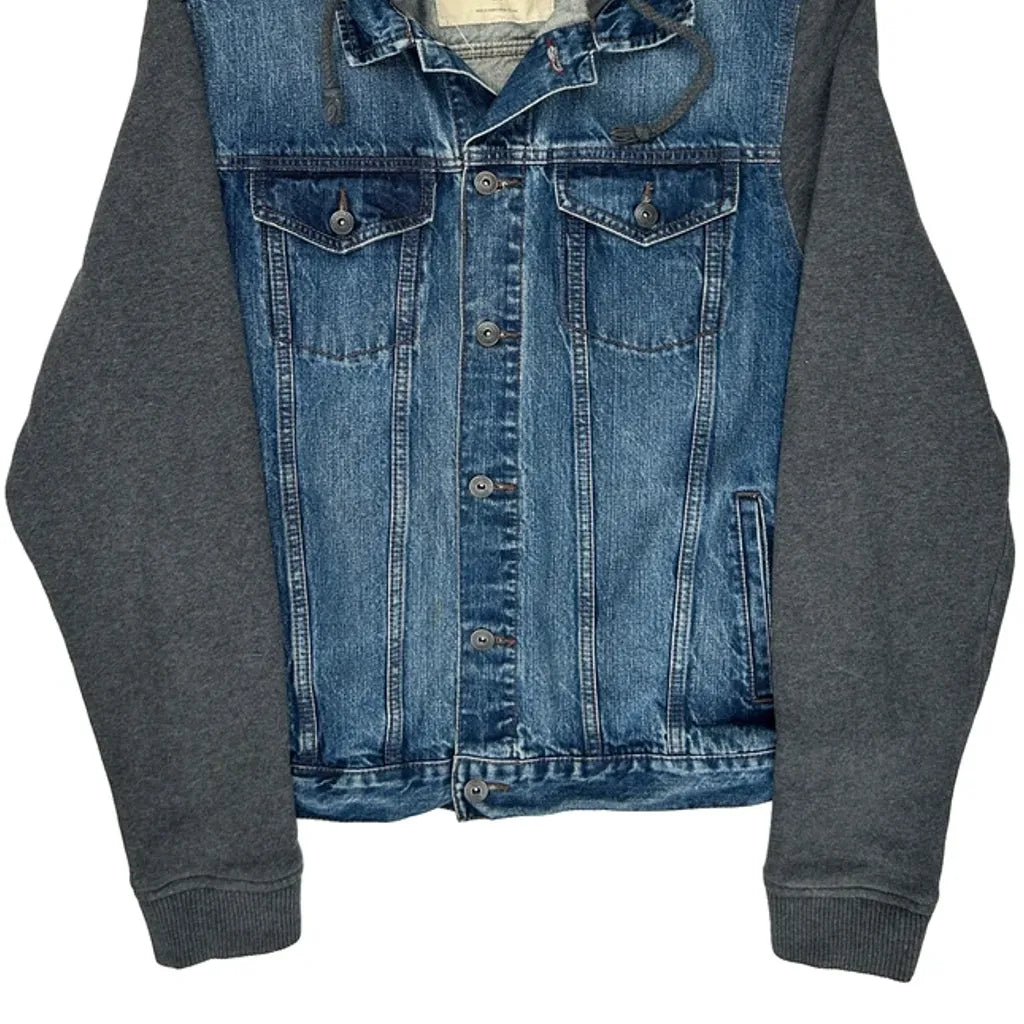Aeropostale Denim Jacket - Large Blue Denim