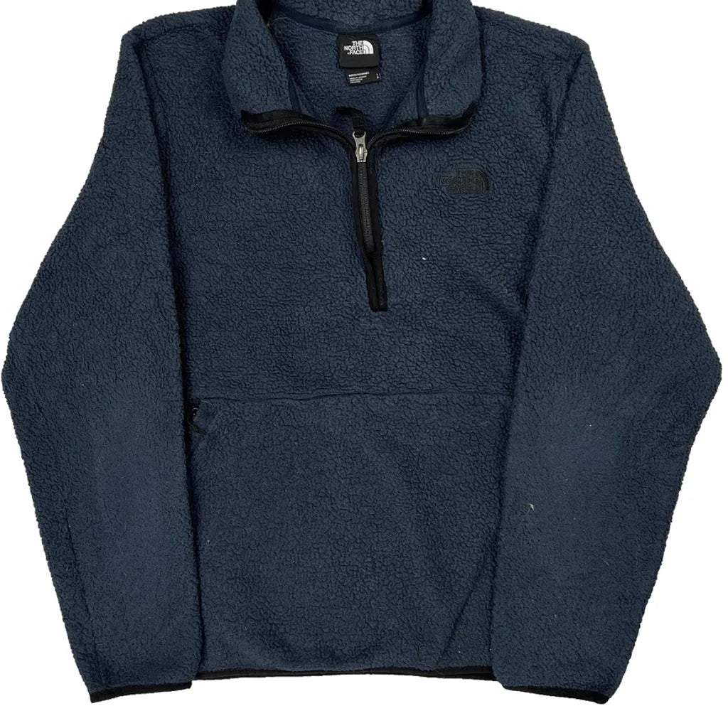 The North Face Fleece - Large Blue Polyester