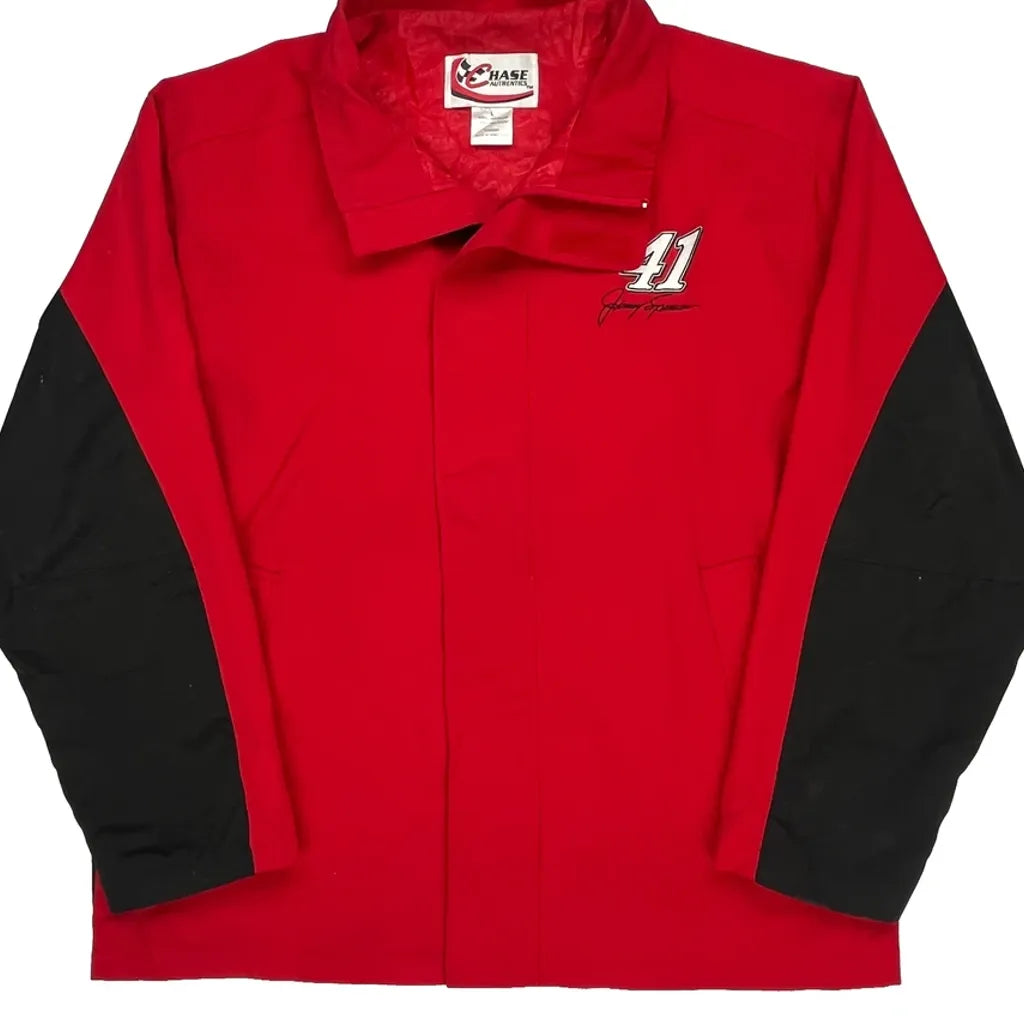 Target Racing Team Chase Authentics Nascar Jacket - Large Red Nylon