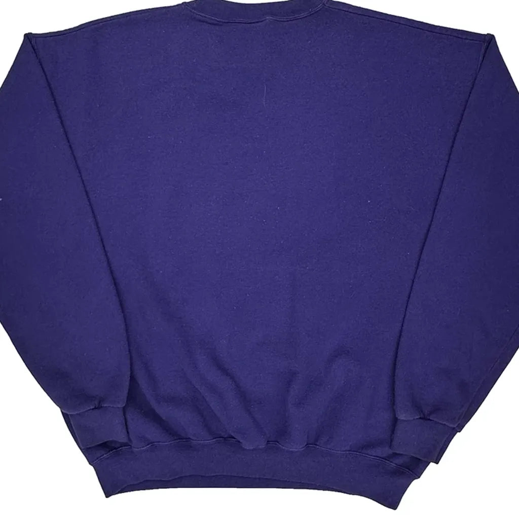 University Of Washington Huskies 20/20 Sport College Sweatshirt - XL Purple Cotton