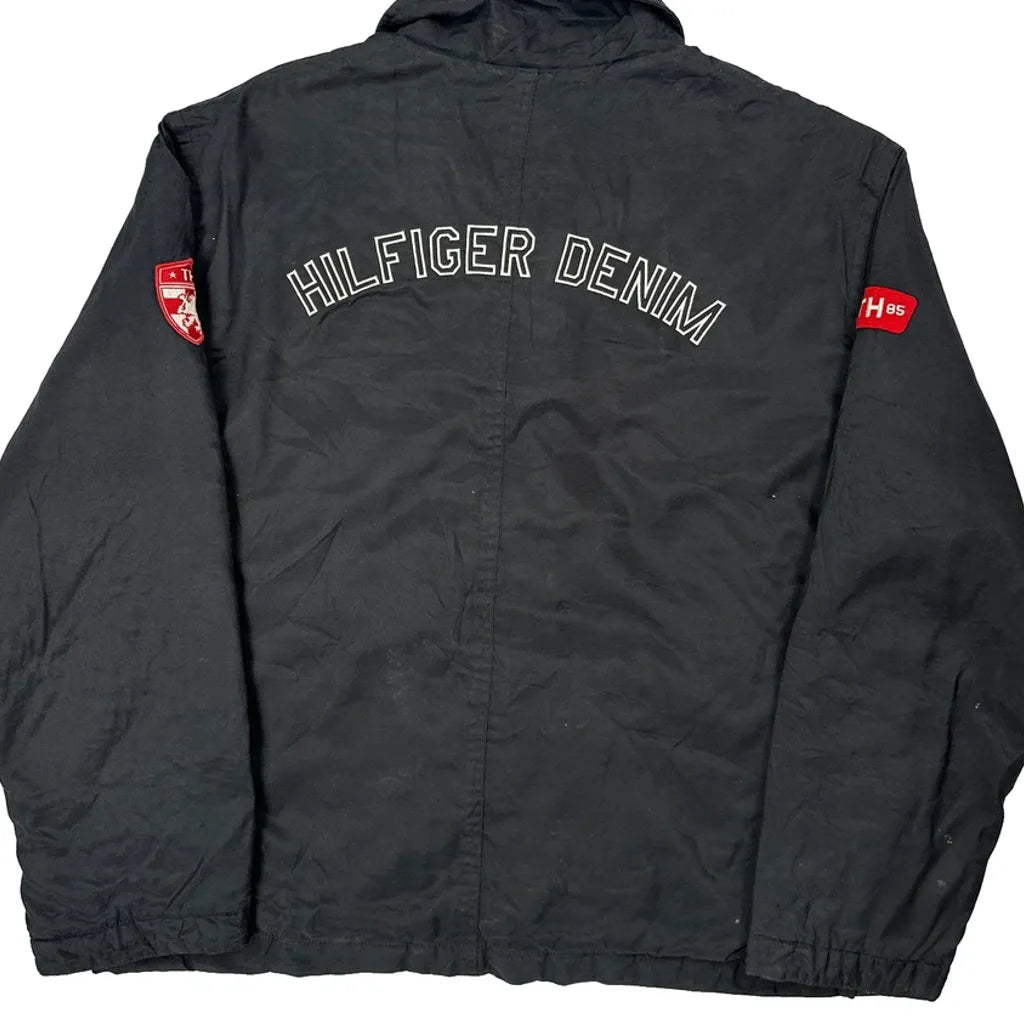 Tommy Jeans Spellout Jacket - XL Black Polyester