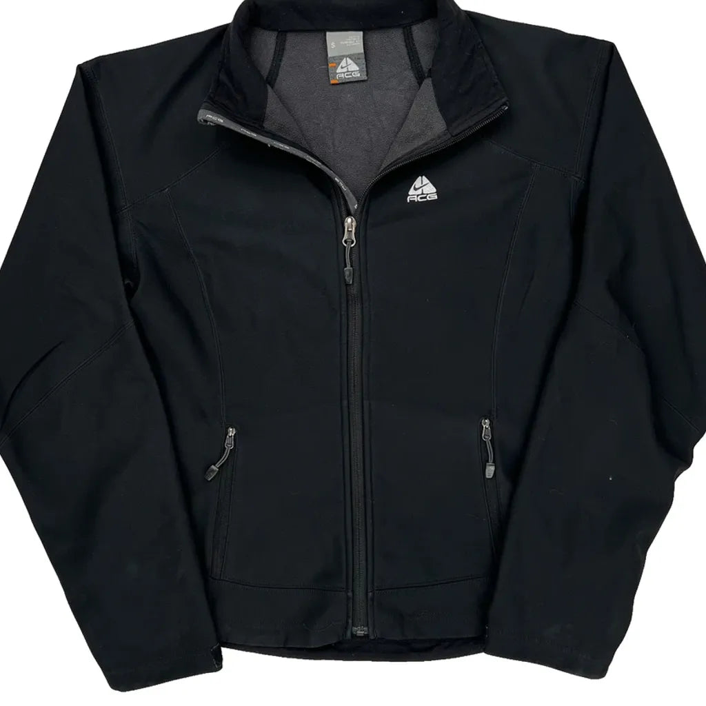 Nike Jacket - Small Black Polyester