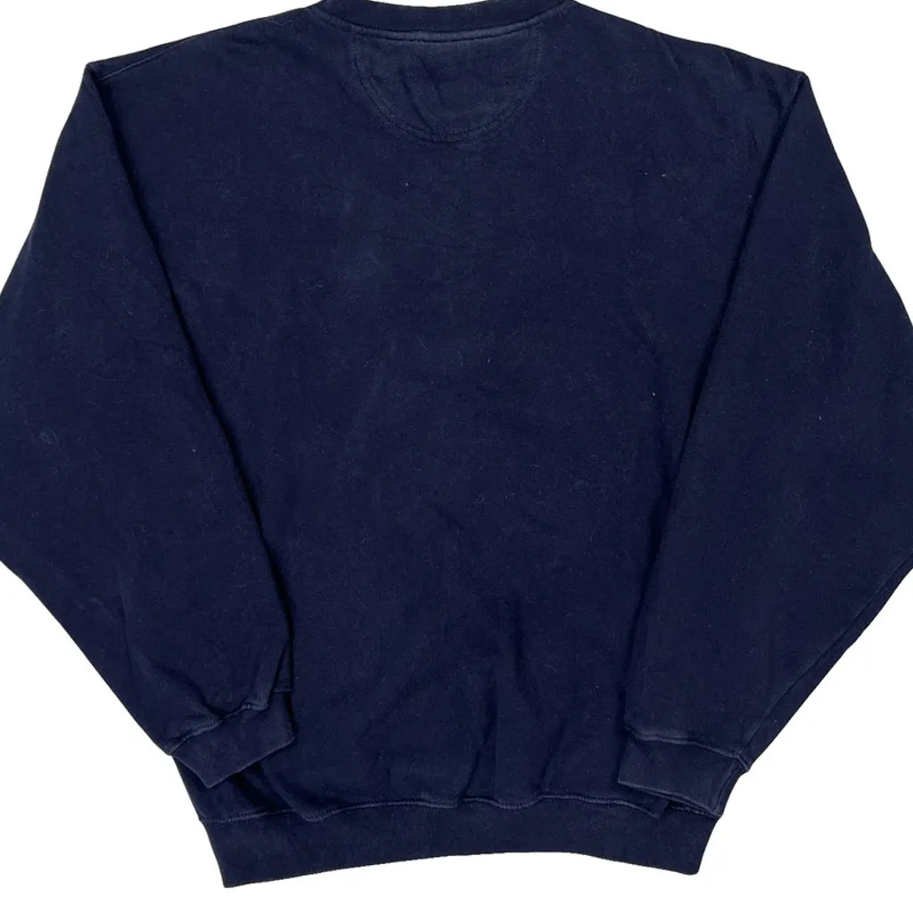 Hard Rock Cafe Graphic Sweatshirt - Medium Navy Cotton