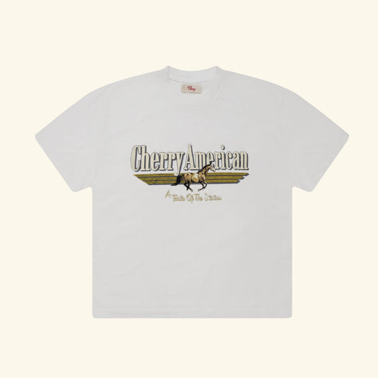 Coast to Coast Boxy T-Shirt (Vintage White)