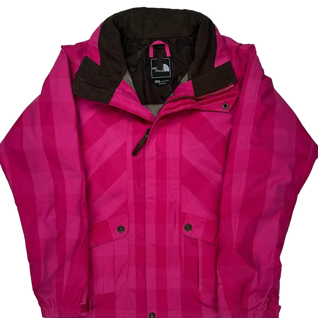 The North Face Checked Ski Jacket - Medium Pink Polyester