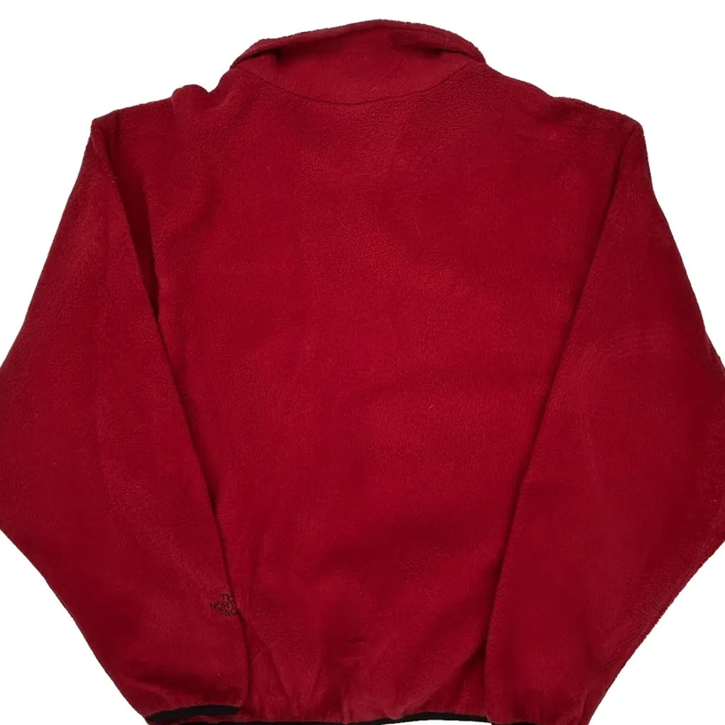 The North Face Fleece - Large Red Polyester