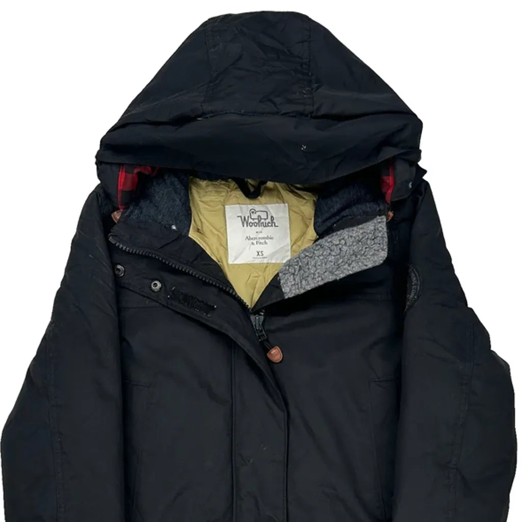 Woolrich Abercrombie & Fitch Parka - XS Black Polyester