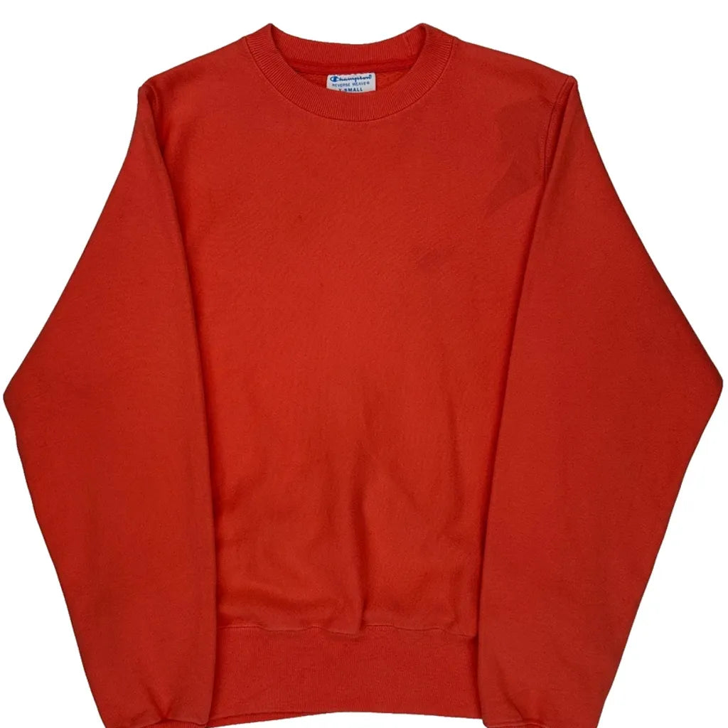 Reverse Weave Champion Sweatshirt - XS Red Cotton Blend