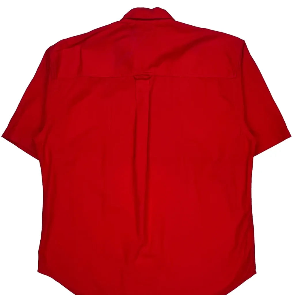 Chase Authentics Short Sleeve Shirt - XL Red Cotton