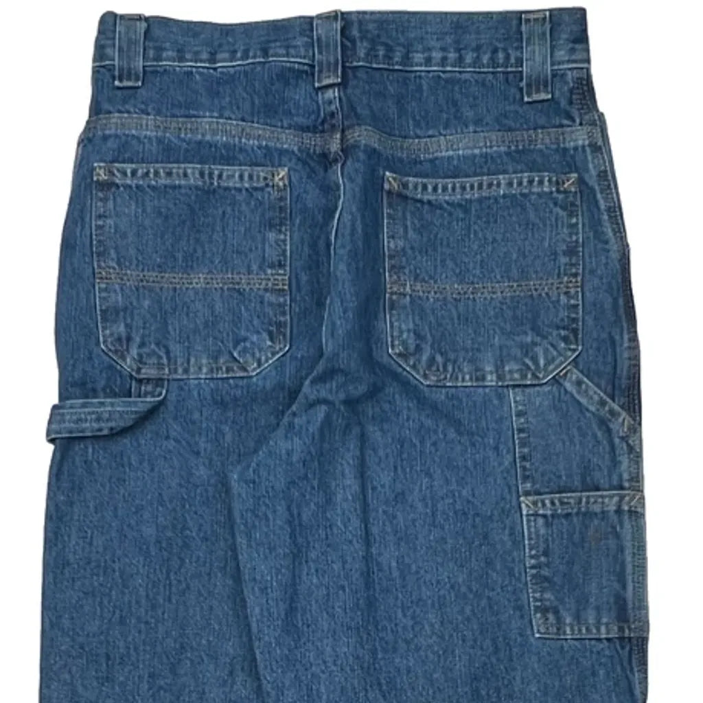 Ruff Hewn Carpenter Pants - 28W 30L Blue Cotton