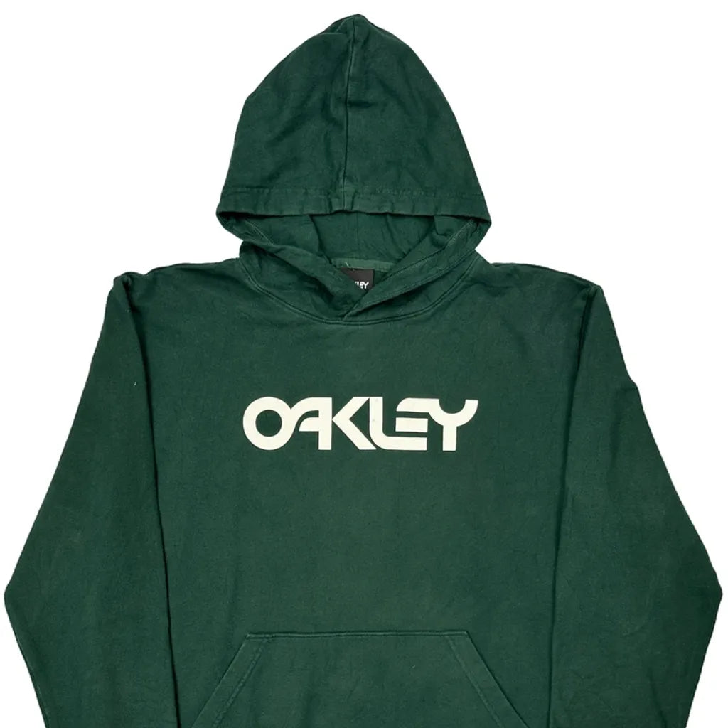 Oakley Hoodie - Large Green Cotton