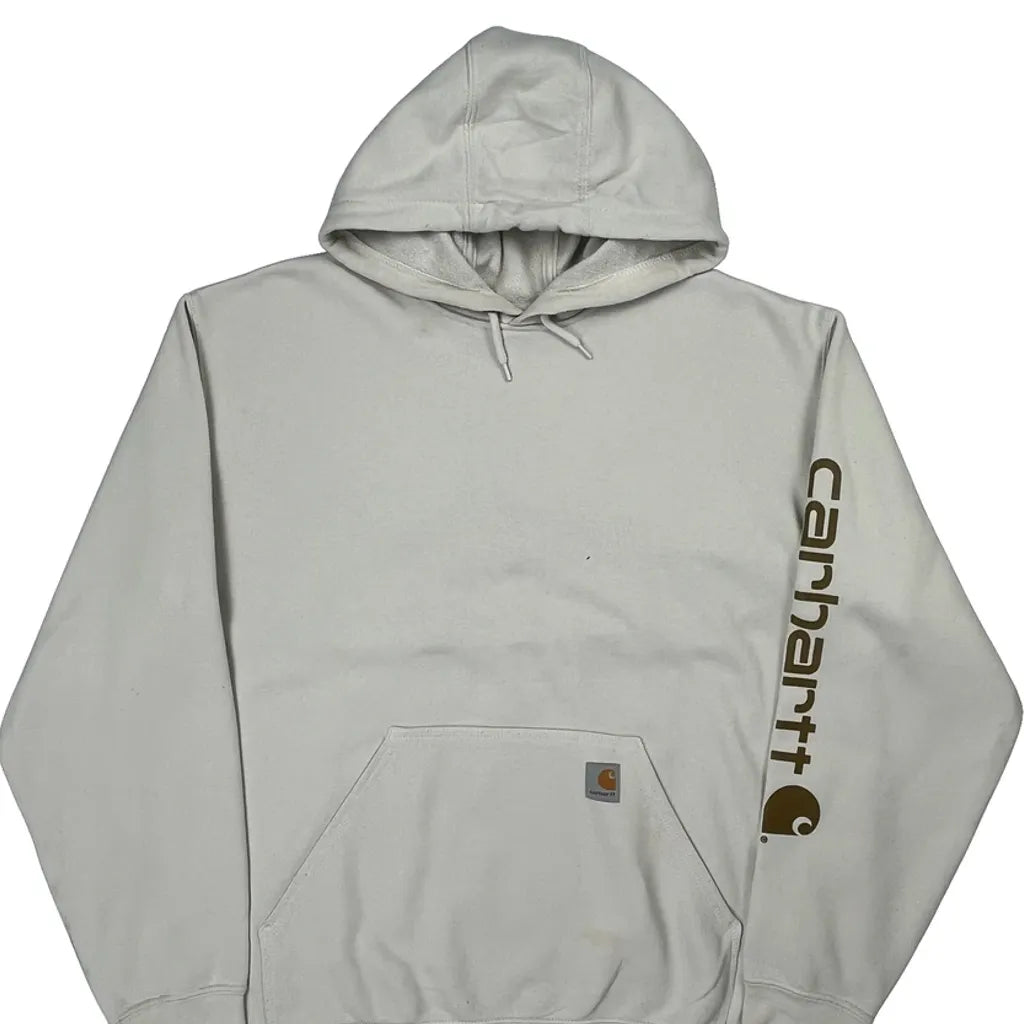 Carhartt Hoodie - XL Cream Cotton
