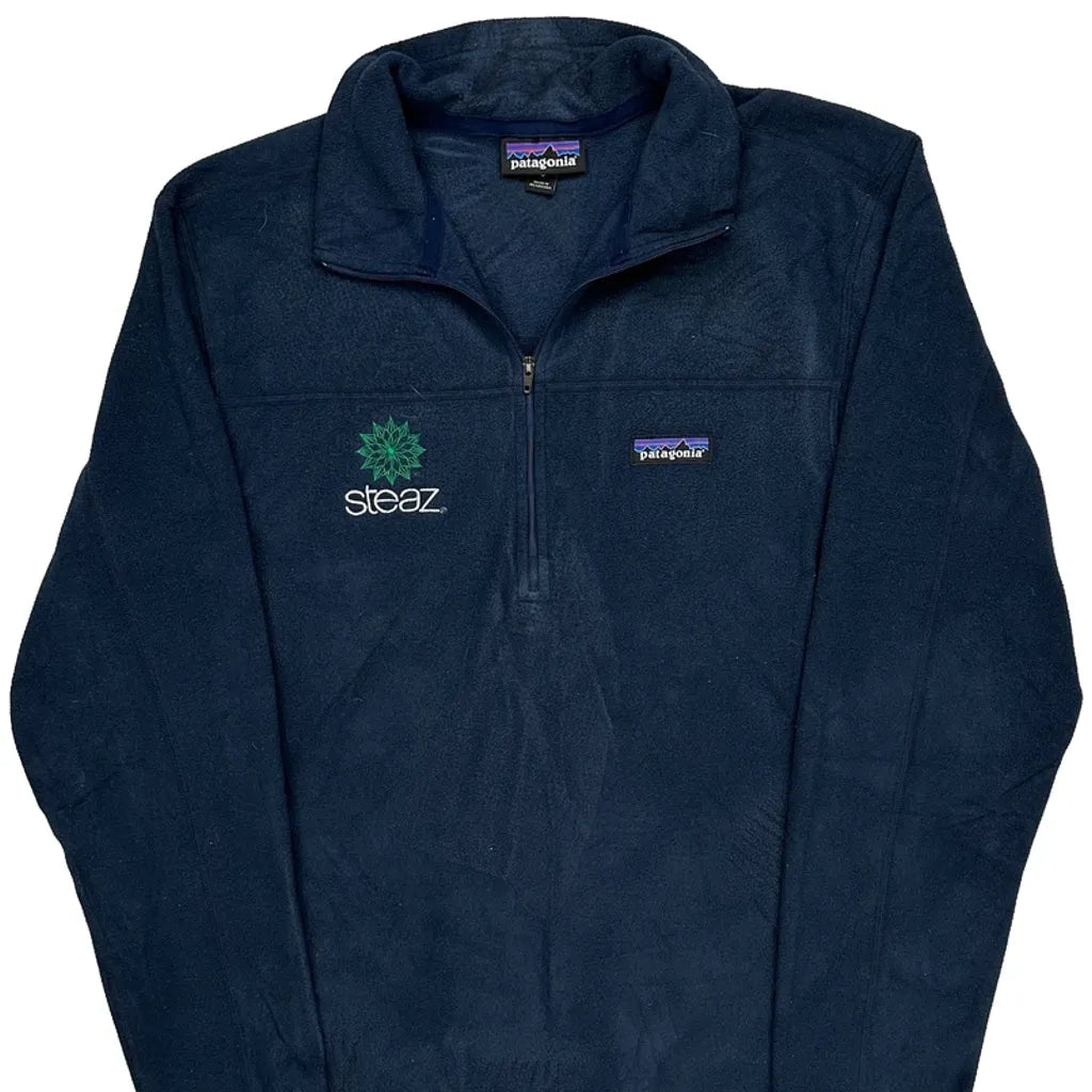 Patagonia 1/4 Zip - Small Navy Polyester