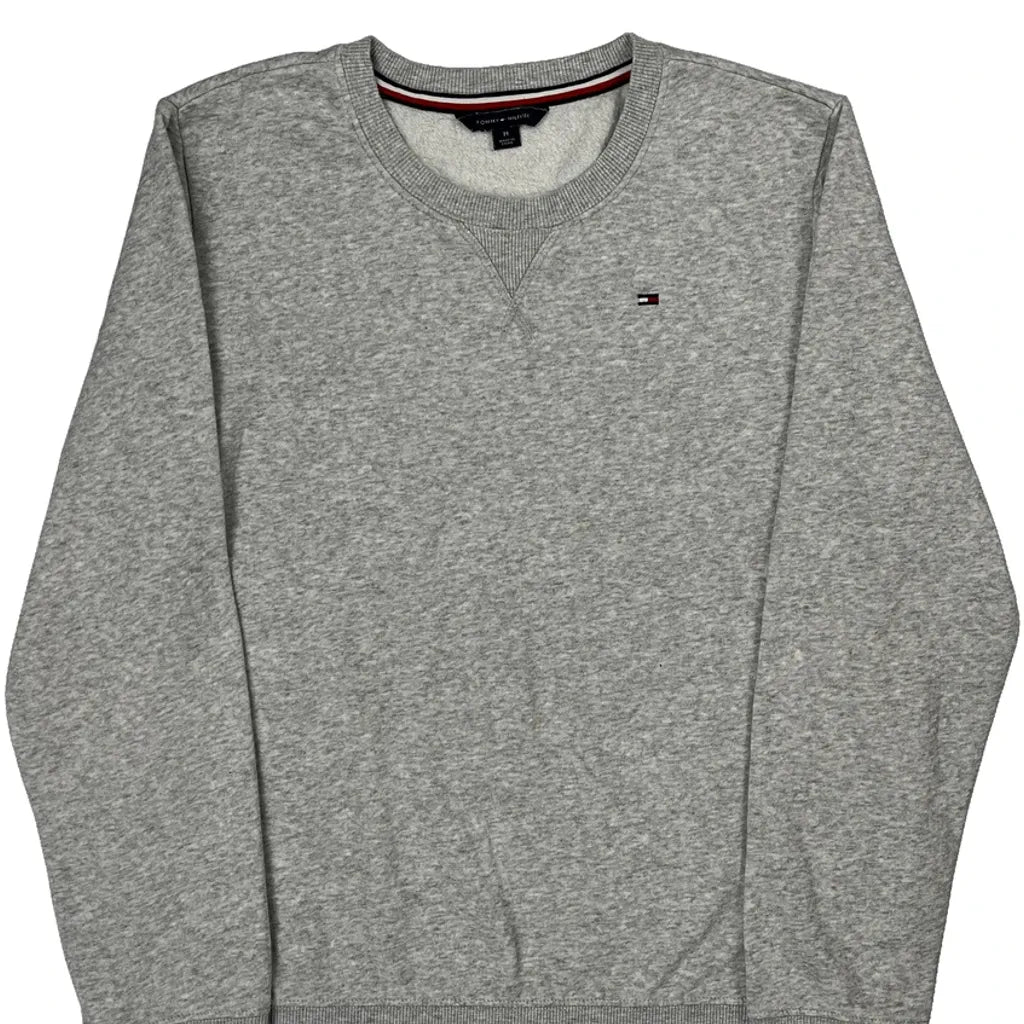 Tommy Hilfiger Sweatshirt - Medium Gray Cotton