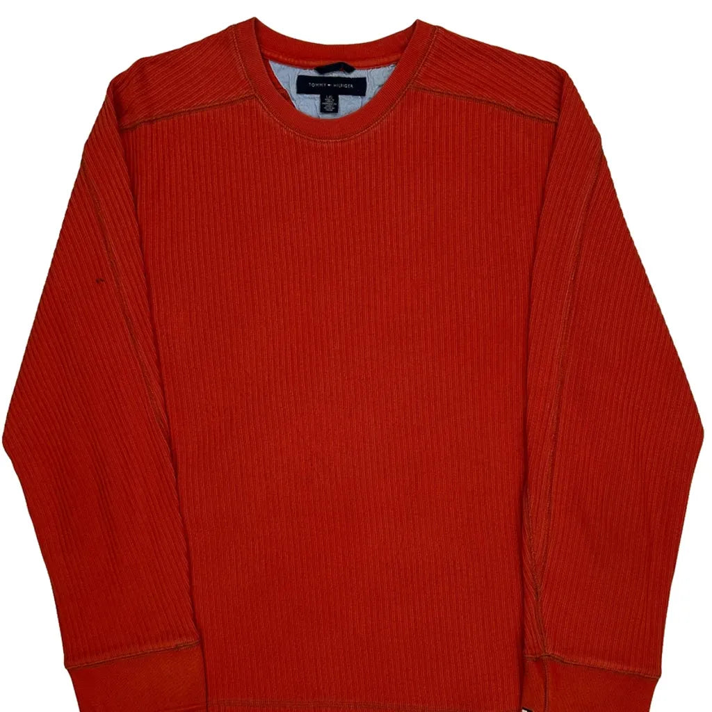 Tommy Hilfiger Sweater - Large Red Cotton