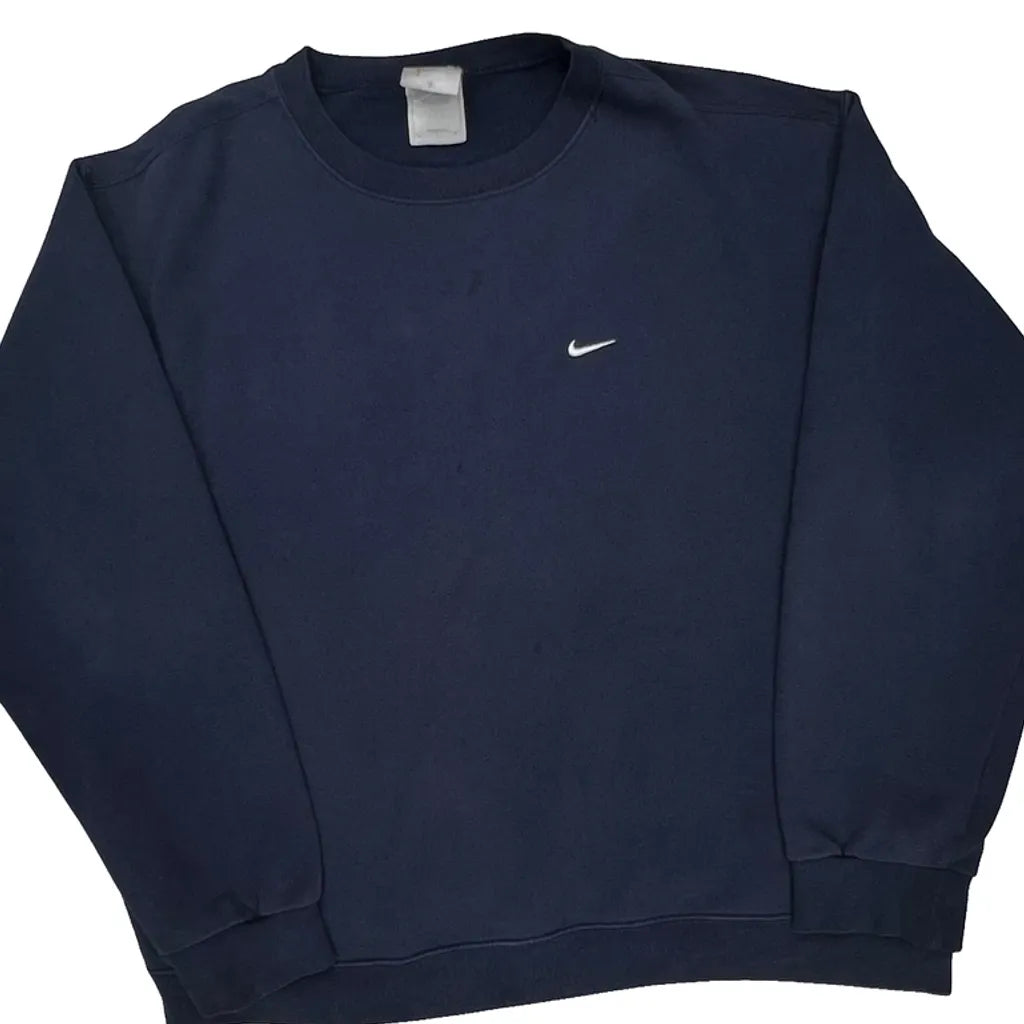 Nike Sweatshirt - XL Navy Cotton