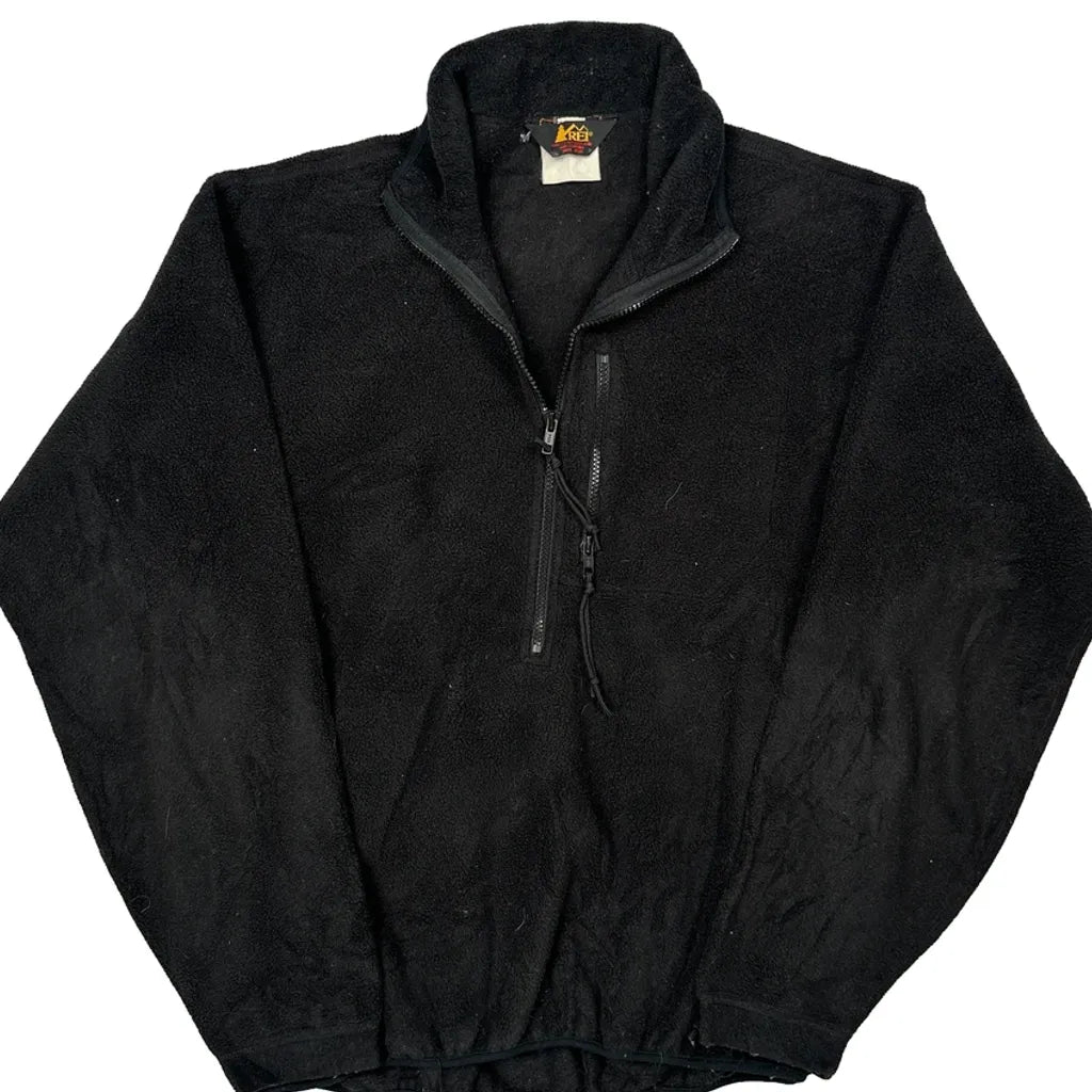 90S Rei Fleece - No Size Black Polyester