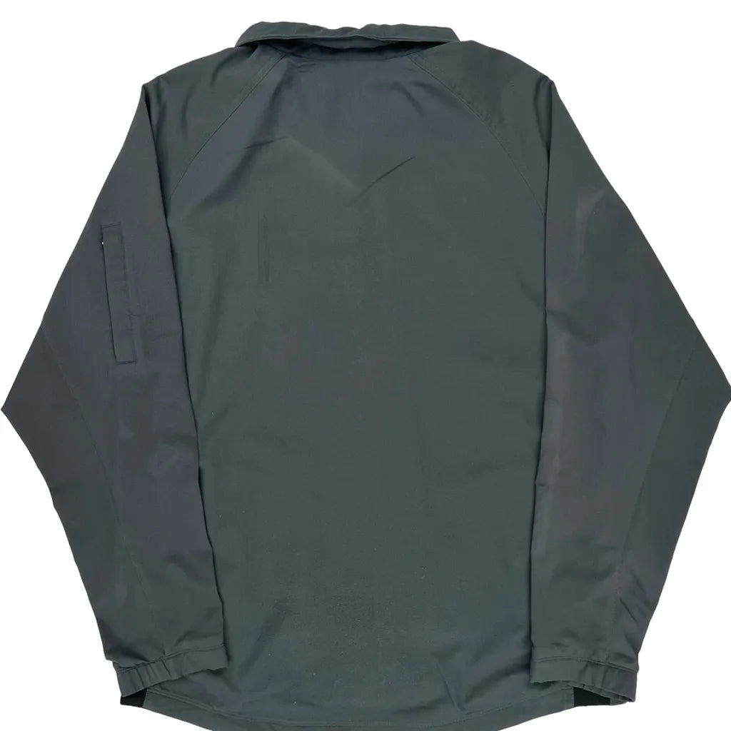 Nike Windbreaker - Large Gray Polyester