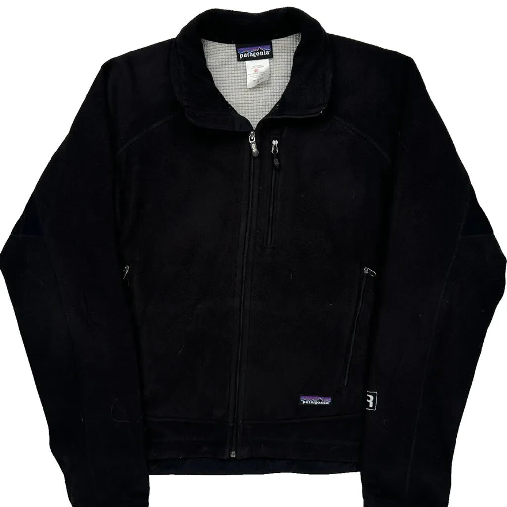 Patagonia Fleece Jacket - Medium Black Polyester
