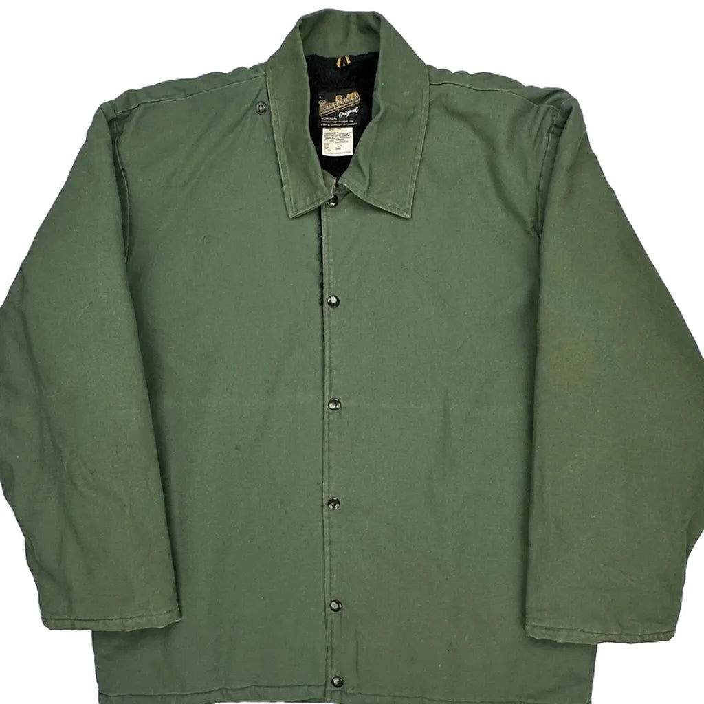 80S Made In Canada Murray Randolph Workwear Jacket - Medium Green Cotton