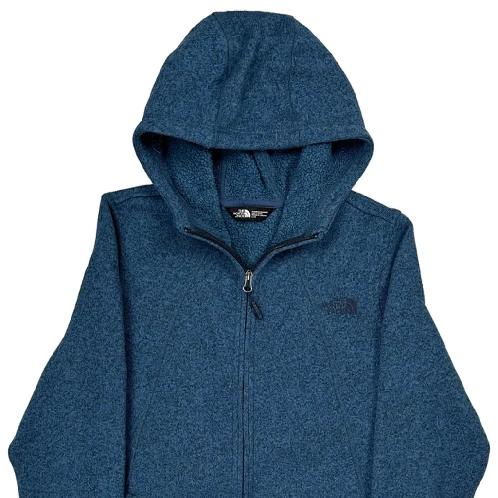 The North Face Hoodie - Large Blue Polyester