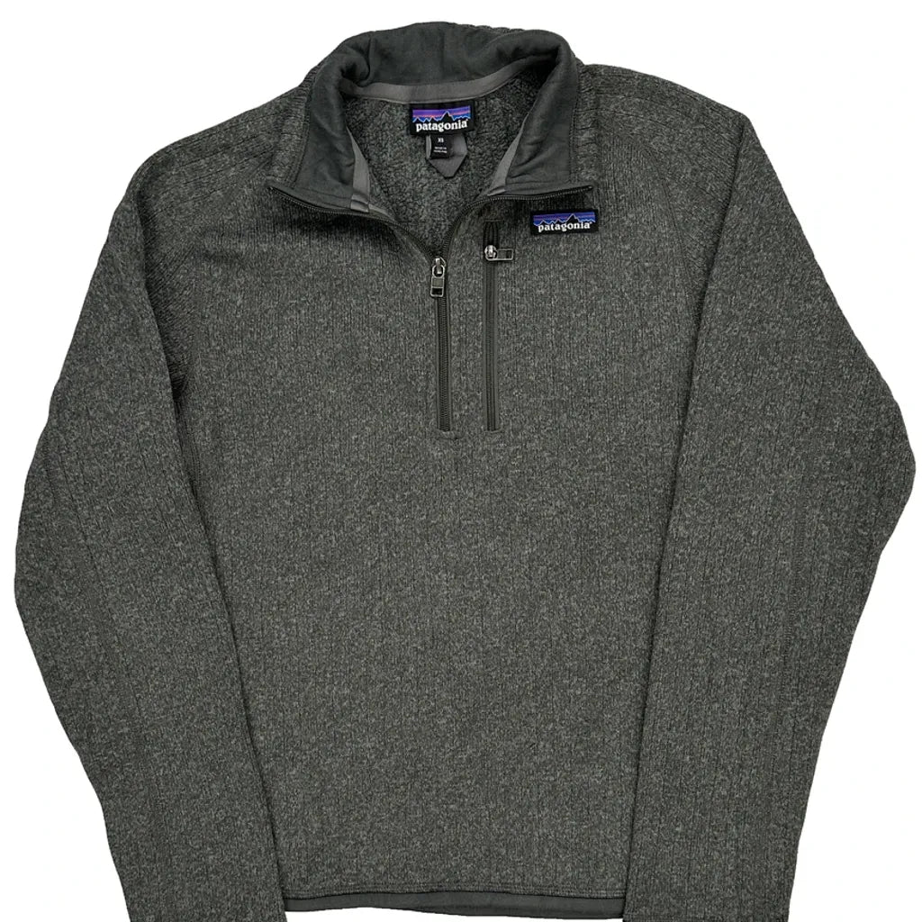 Patagonia 1/4 Zip - XS Gray Polyester