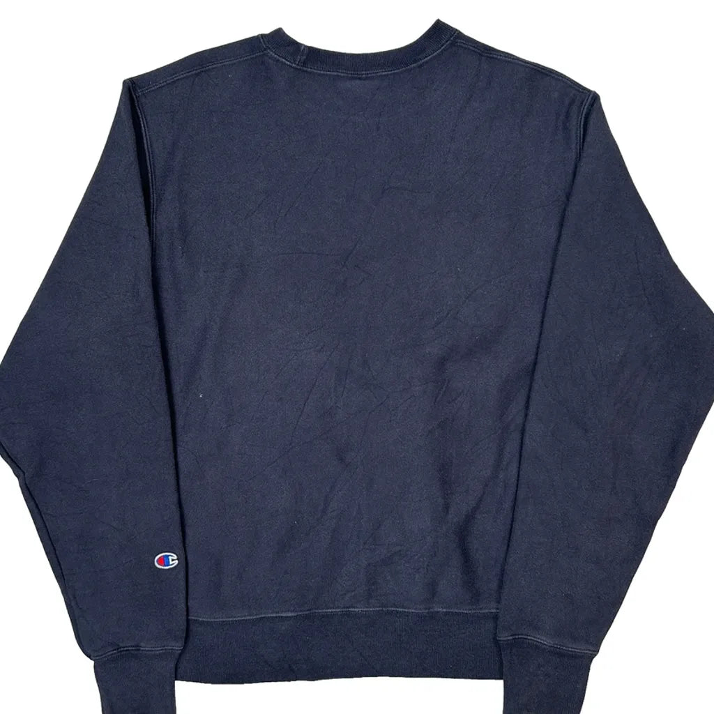 Reverse Weave Champion Sweatshirt - Medium Blue Cotton