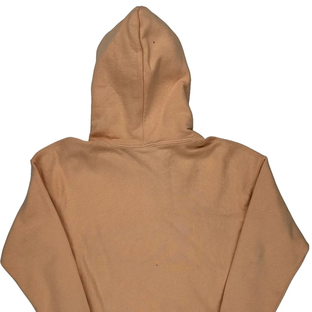 Reverse Weave Champion Hoodie - Small Beige Cotton Blend
